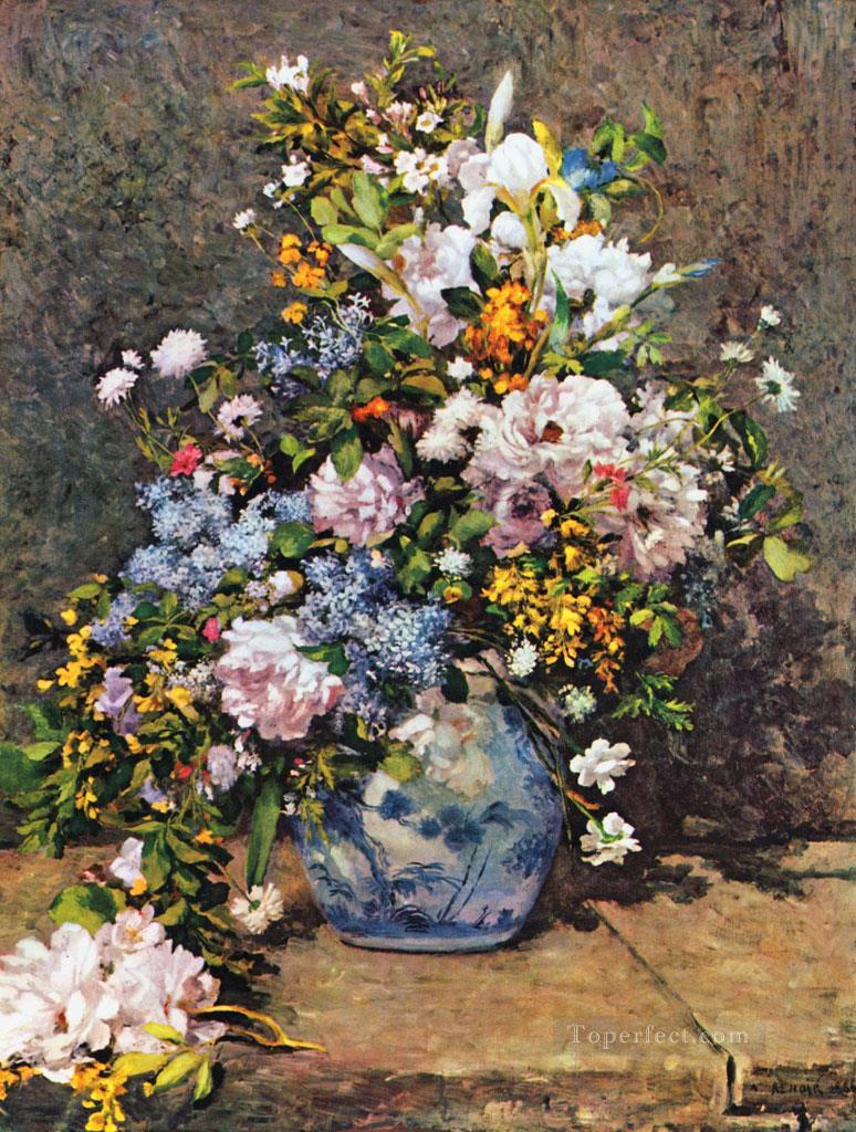 bouquet of spring flowers Pierre Auguste Renoir Oil Paintings